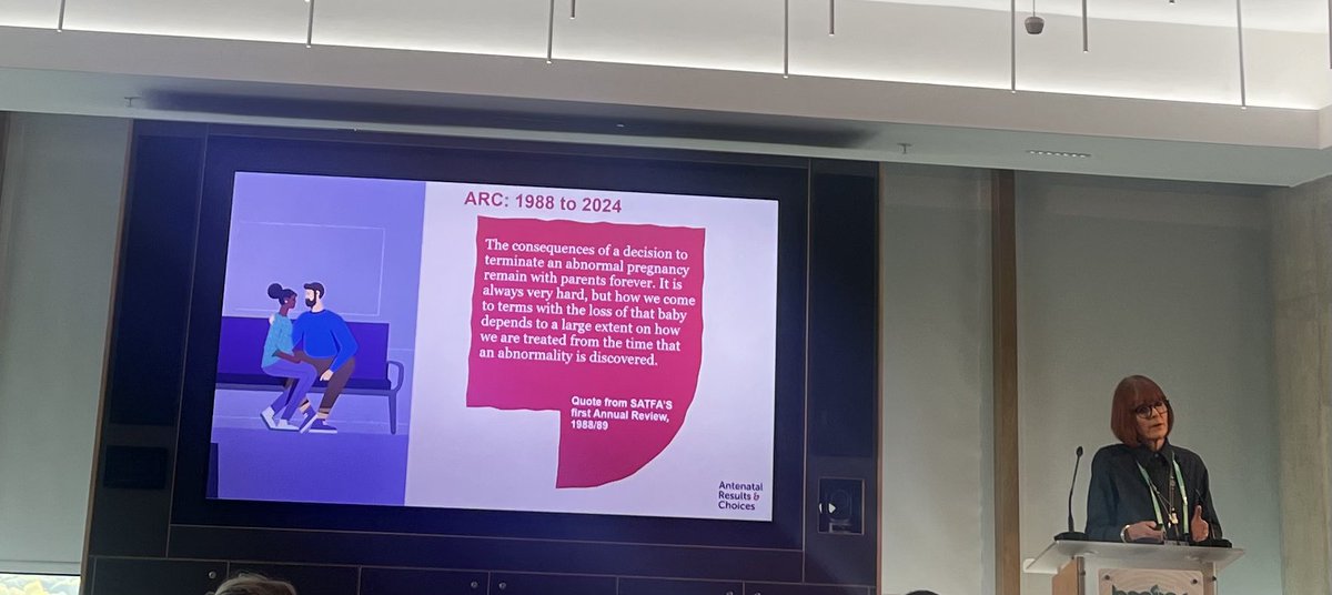 Jane from @ARCantenatal discussing family views #personalisedcare #empathy #coroner #supportfamilies #fetalmedicine #BMFMS24