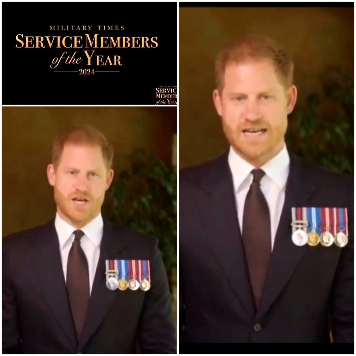 Captain Prince Harry, a veteran, spots another soldier in service and acknowledges them. Service is universal; it's all about serving others.