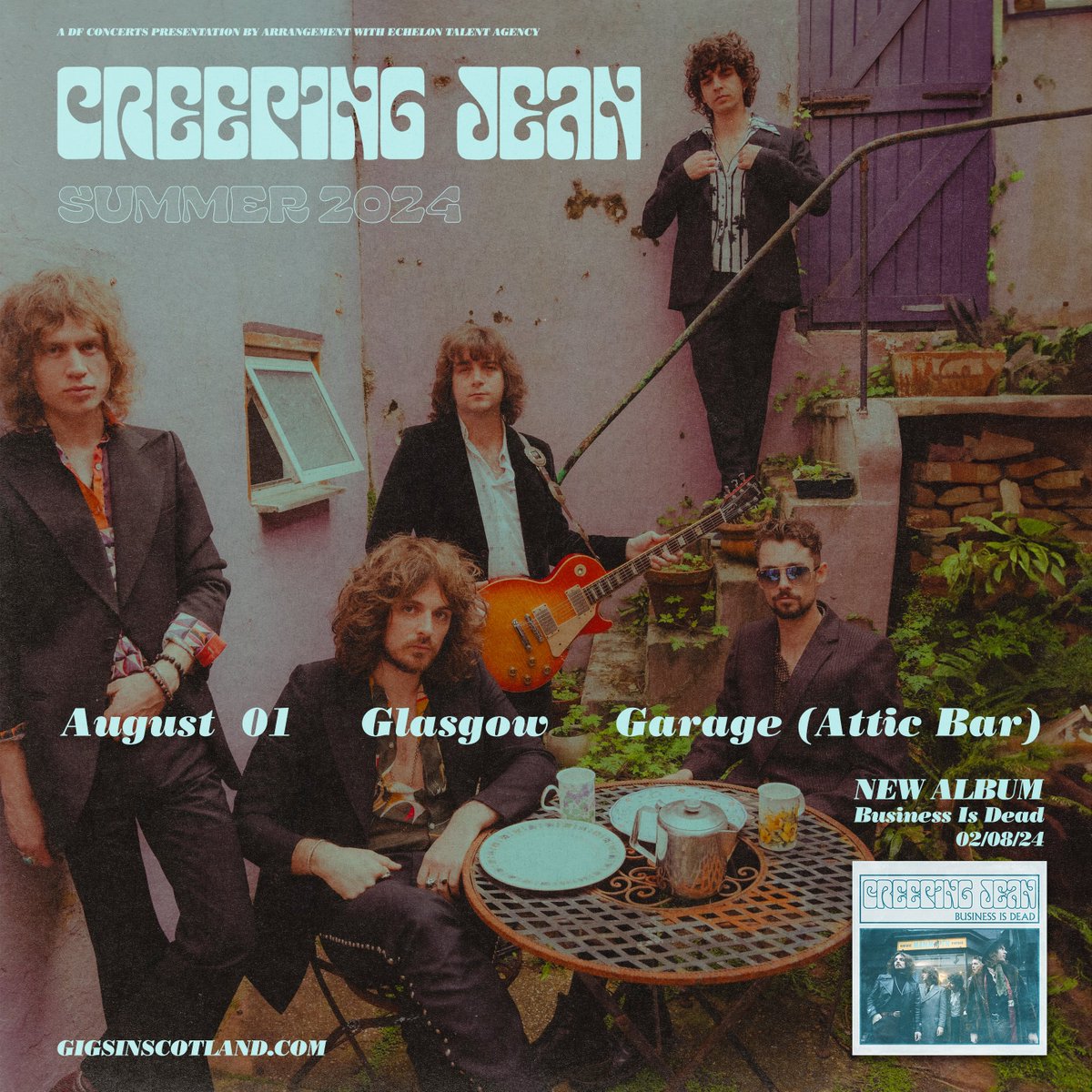 ON SALE NOW 🎟️ » @creepingjean @Garageglasgow (Attic Bar) | 1st August 2024 TICKETS ⇾ gigss.co/creeping-jean