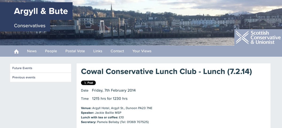 @msm_monitor We shouldn't be surprised. Here is note of Jackie Baillie appearing at Cowal Tory Club in 2014 to give speech for £10 a head to Tory Party funds. 
In Scotland, Labour are in bed with the Tories.
