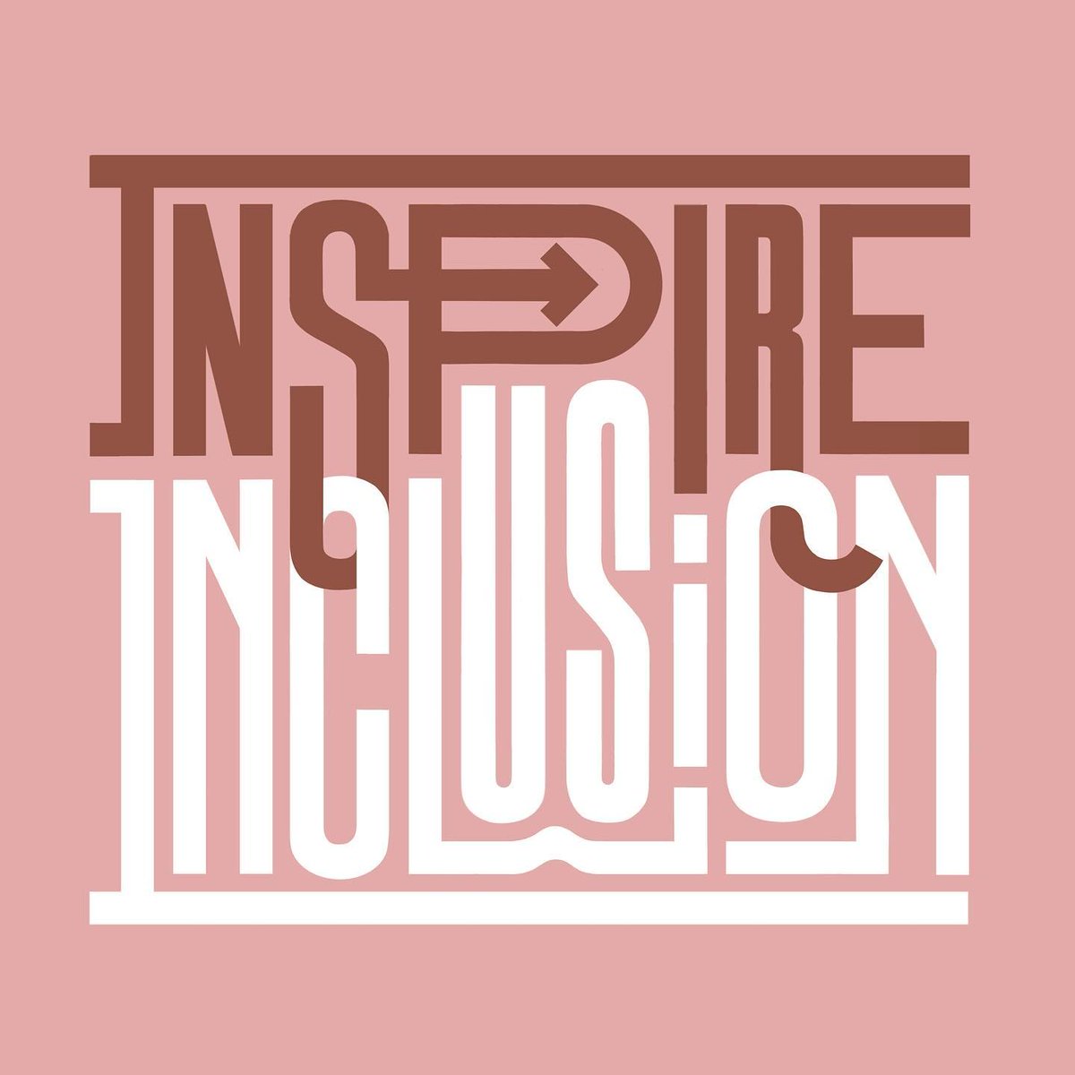 #IWD2024 saw male allies step forward to support #womensequality💁🏾‍♂️ like #London based 🇬🇧 #lettering #artist & #designer Ollie Cooper who participated in #IWDtypism challenge by creating an impactful #design promoting the #InspireInclusion campaign theme 🎨 Great work, Ollie! #IWD