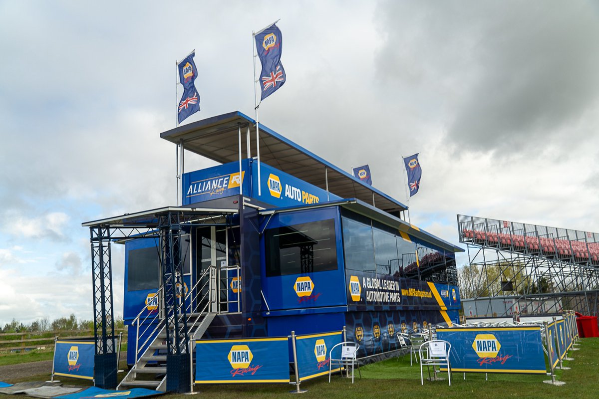 🔵🟡 Good morning from Donington Park! The team are all back together, and we've got some exciting new things to show you today! So stay tuned 👀 #btcc #doningtonpark #NAPARacingUK #naparacing
