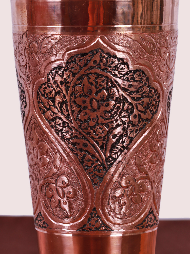 hamiast's tweet image. Handcrafted copper glass with unique engravings. Own a piece of history &amp;amp; support artisans.  link to copper glass: hamiast.com/products/kandk… #Kashmir #Copperware #Handcrafted #hamiast