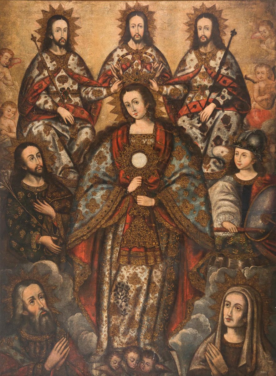 💸¡Otras cuatro adquisiciones del Estado! En la subasta de ayer en La Suite destacan por 18.000 la Coronacion de la Virgen, 60.000 la Epifania, 15.500 la Inmaculada y 8.000 la escultura.

@SuiteSubastas