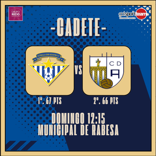 EstrellaSACF's tweet photo. 📣LLAMAMIENTO A LA AFICIÓN‼️

Por otro lado, nuestro Cadete se juega el campeonato de liga en casa, y nada mas y nada menos que contra nuestros vecinos del @CD_Alcala .

La igualdad es tremenda, y nuestro apoyo puede hacer decantar la balanza.

¡No nos faltes!💙 https://t.co/xFHZRnwsFh