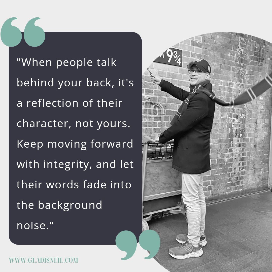 '💖 Keep moving forward with integrity, for when people talk behind your back, it reflects more about their character than yours. Let their words fade into the background noise as you continue to shine with grace and authenticity. ✨ #IntegrityWins #RiseAbove'
