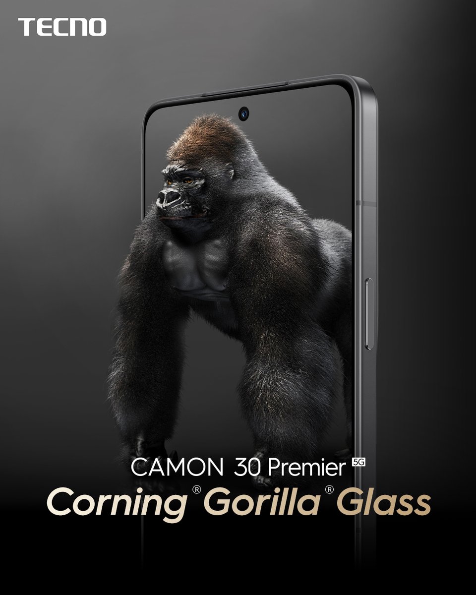 Equipped the screen with Corning® Gorilla® Glass, #CAMON30Premier5G can greatly improve scratch and wear resistance, so you won't have to be overly cautious in your daily use.

#DualChipsVideoMaster