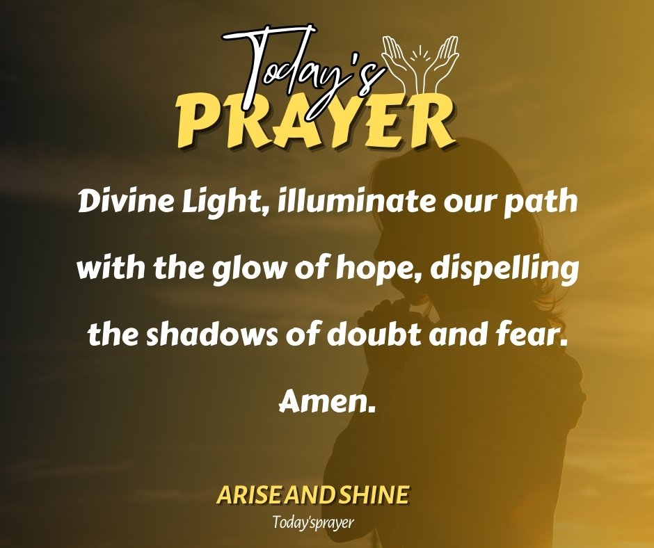 #TodaysPrayer #AriseAndShine #YearOfPrayer #God #prayer #100k #foryou #trend #worship #fyp #Amen #Jesus #Christiantiktok #Fridayprayer