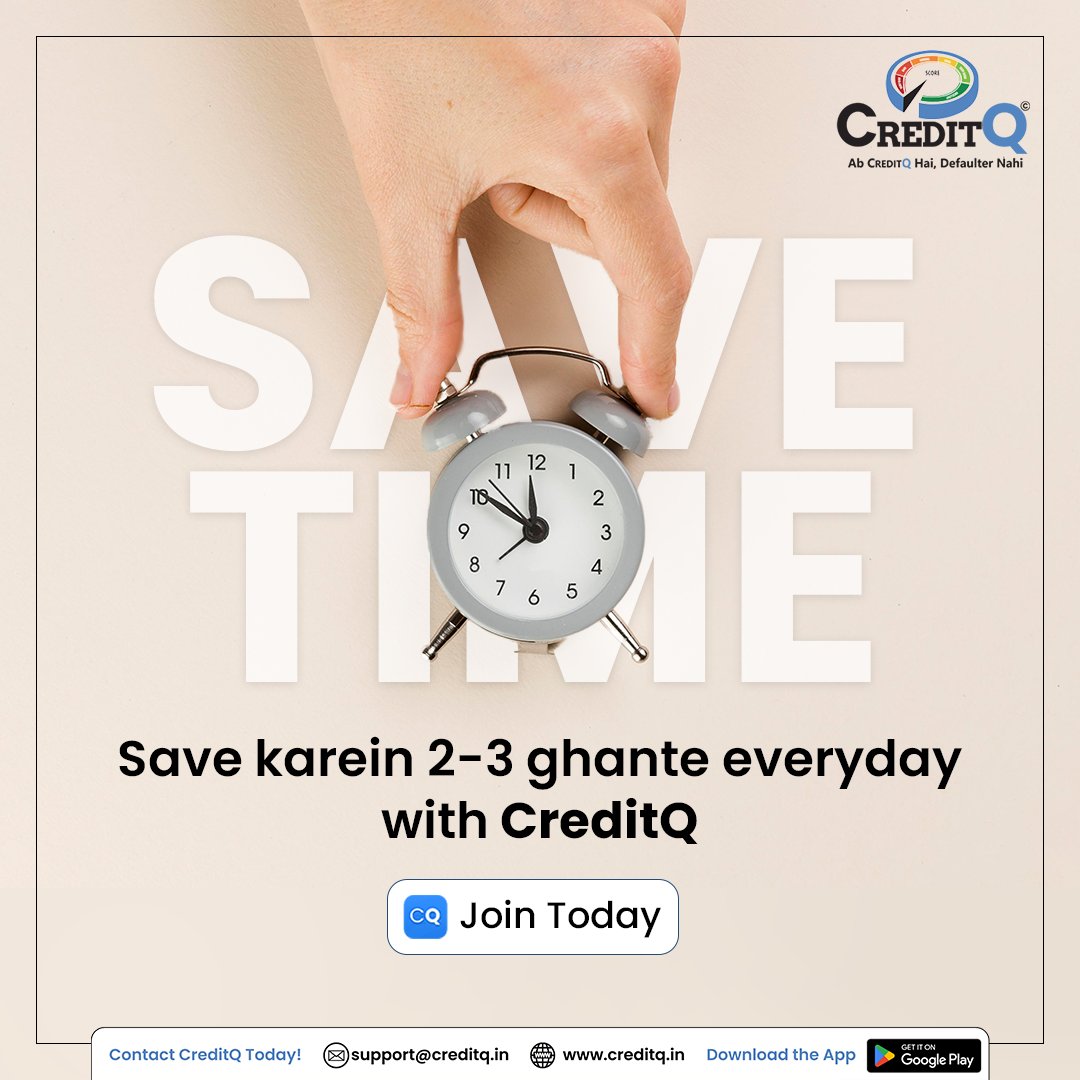 Get paid on time, every time! CreditQ's solution sends automated payment reminders for effortless collections.
.
Login on- creditq.in
.
.
#creditq #creditmanagement #businesscreditmanagement #creditinformationreport #businessdefaulter #businessgrowth #cashflowmagic