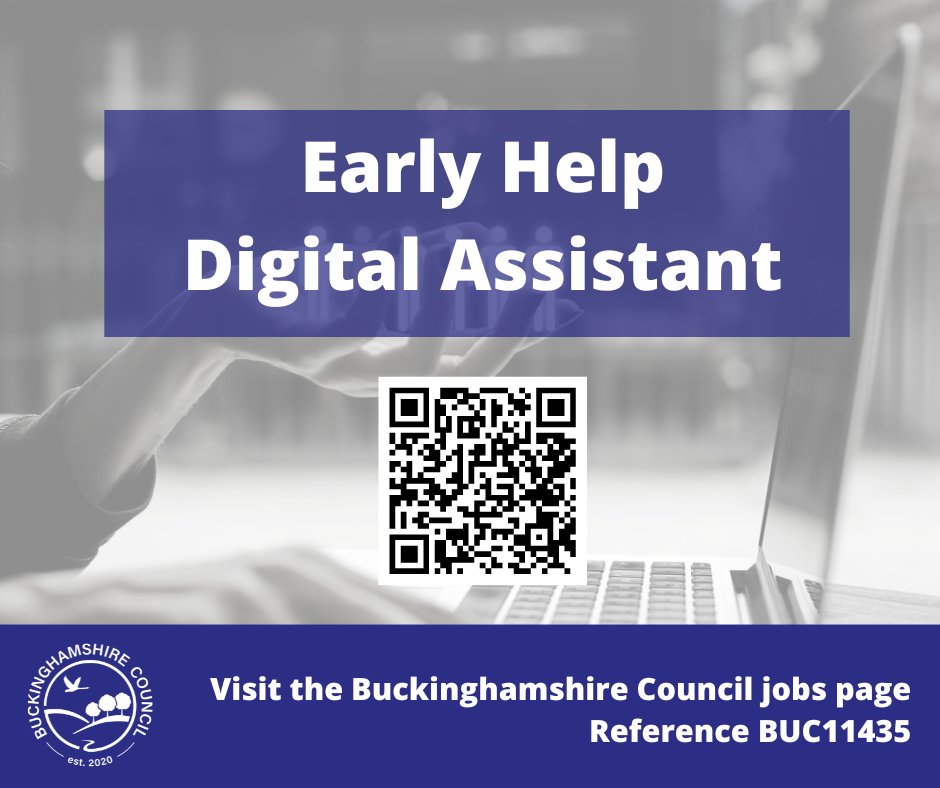 Join the Buckinghamshire Family Information Service (BFIS) team and support the delivery of information, advice, and guidance to parents, families, and professionals through digital means. Apply before midnight on 28 April 2024. jobs.buckinghamshire.gov.uk/job_detail/306…