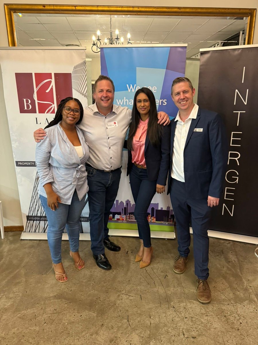 TuhfCapital's tweet photo. Our KZN team recently attended the SAPIN networking event, where they enjoyed a memorable evening with like-minded property entrepreneurs.
#affordablehousing #propertyinvestment #propertydevelopers https://t.co/PmyZiWJr9o