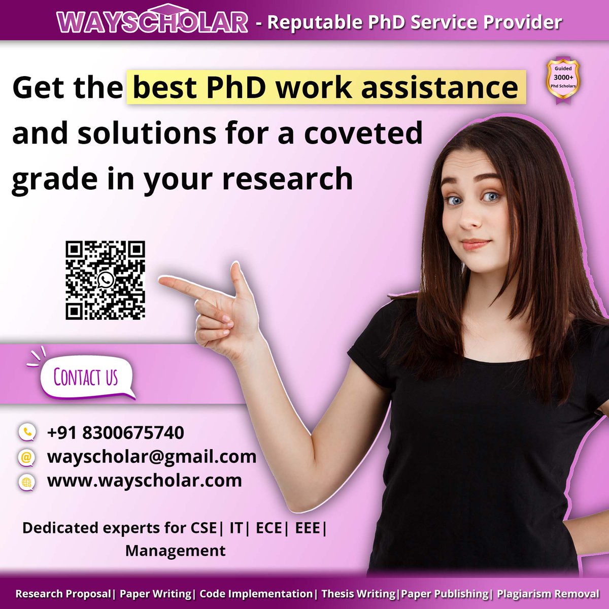 #PhDassistance #PhDsupport #PhDGuidance #PhDhelp #PhDResearch
#programming #iot #dataanalysis #cloudcomputing #bigdata #database #deeplearning #wayscholar #keralaphd #researchpaper #thesiswriting #phdprogram #datascience #machinelearning #postgraduateprogram #masterofscience