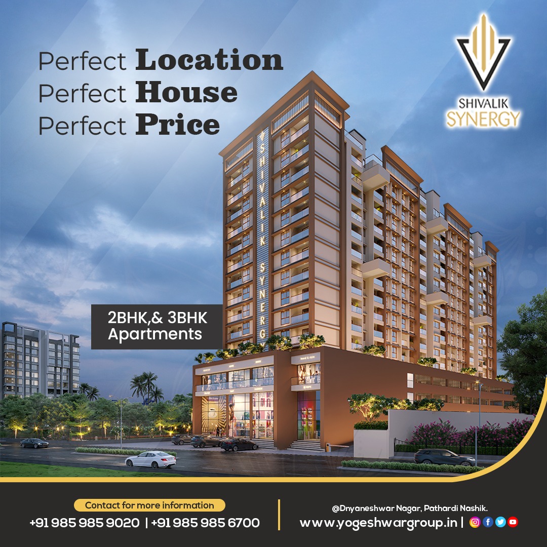 Discover your dream home with Yogeshwar Group! Our perfect locations offer the ideal backdrop for your new life. Find the house you've always wanted at the perfect price. Don't wait, seize this opportunity for a blissful future.

#yogeshwargroup #shivalik #Nashik #realestate