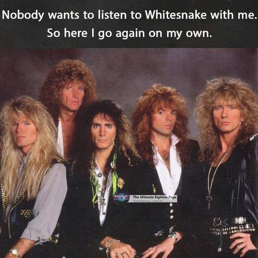 I love Whitesnake! 😂♥️