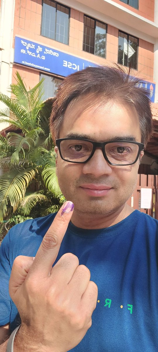 Excercised my right to vote. Voted for a stronger India. Voted for a better India. 
#EveryVoteMatters #IndiaVotes <a href="/BAFBLR/">Bangalore Apartments' Federation</a>