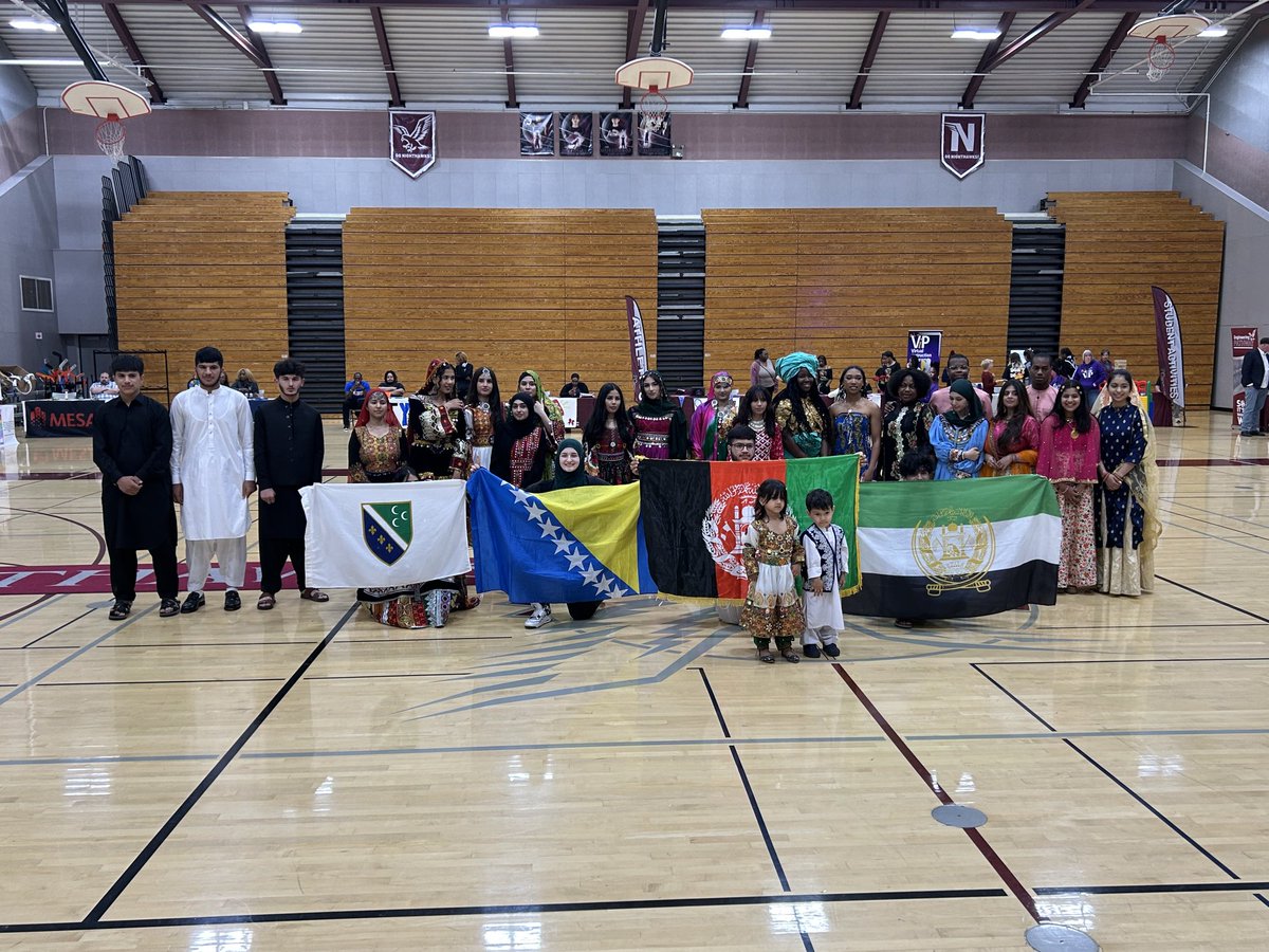 NHS Open House / Multicultural Night! I love our diversity. #NHSNighthawkPride