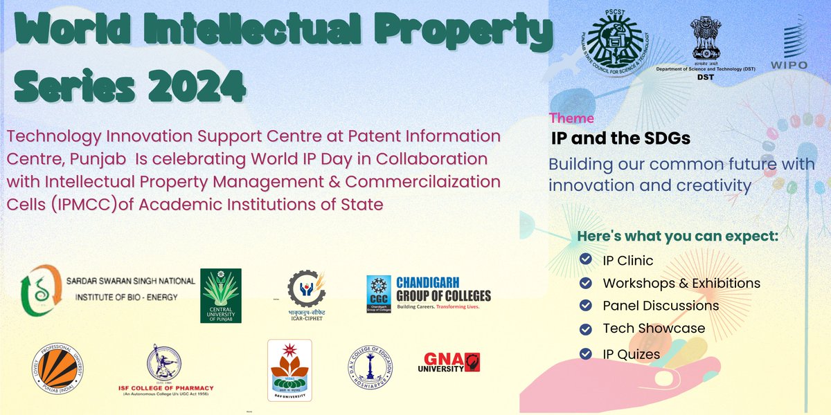 #TISC #PIC @PSCST_GoP celebrating #WORLDIPDAYSERIES2024 in collaboration with #IPManagement & #CommercializationCells setup with support of @IndiaDST to mark #WorldIPDay24 to promote Innovations for #SustainableDevelopment #SocialImpact #Climatechange @trahul1976 @JKAroraEDPSCST