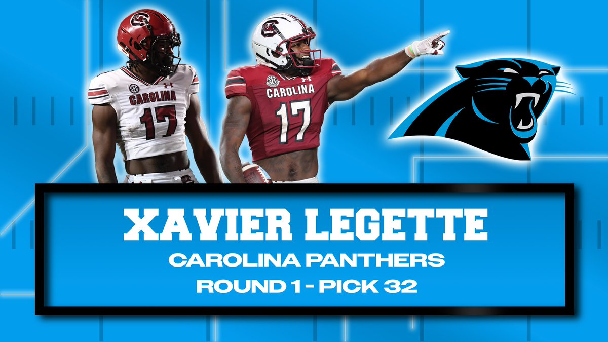 Carolina Panthers
Round 1 - Pick 32
Xavier Legette | Wide Receiver | South Carolina