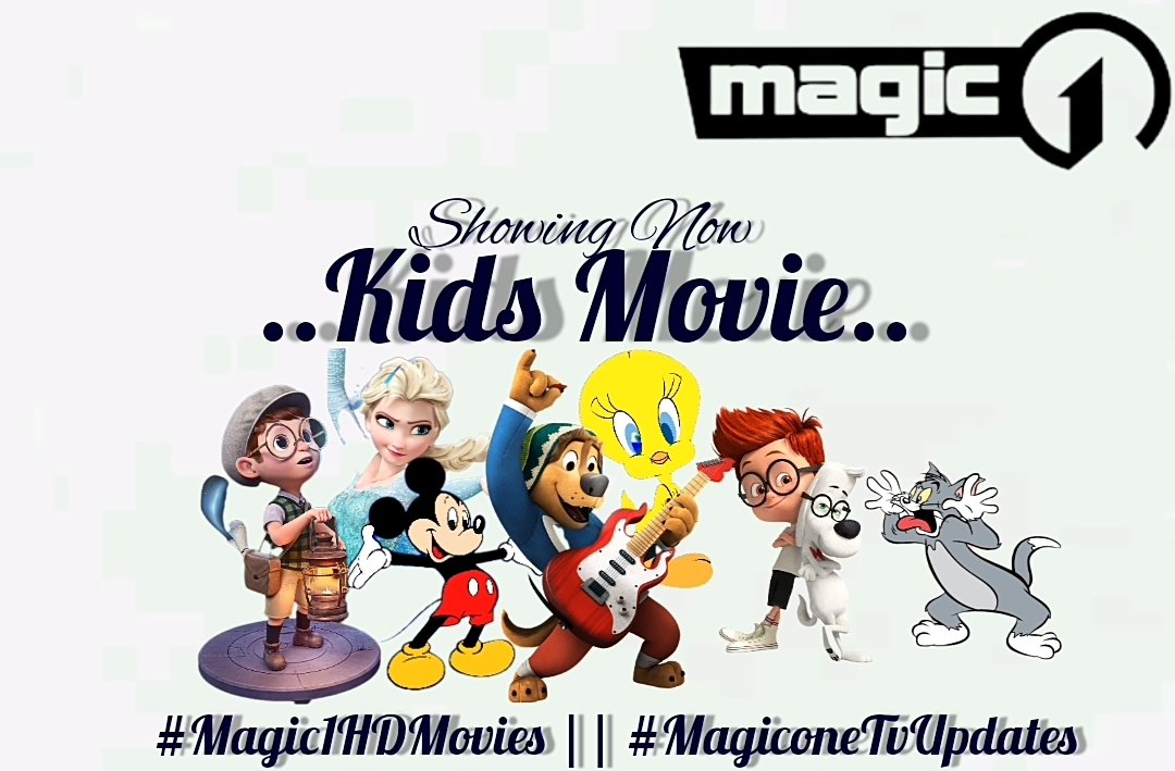 Showing Now: .. Kids Movie.. . Kids favorite visuals, desires always covered.. #MagiconeTvKidsMovies