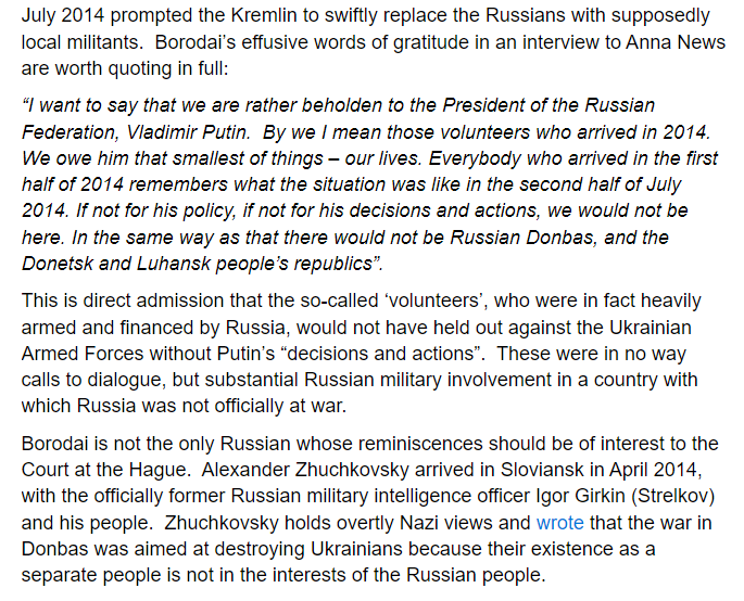 @libsRcons @PirategodsTrade @JewsFightBack @EladNehorai I mean, most of the leaders of the 'separatists' have made clear repeatedly that without the support of the Russian military, the DPR/LPR would not exist: