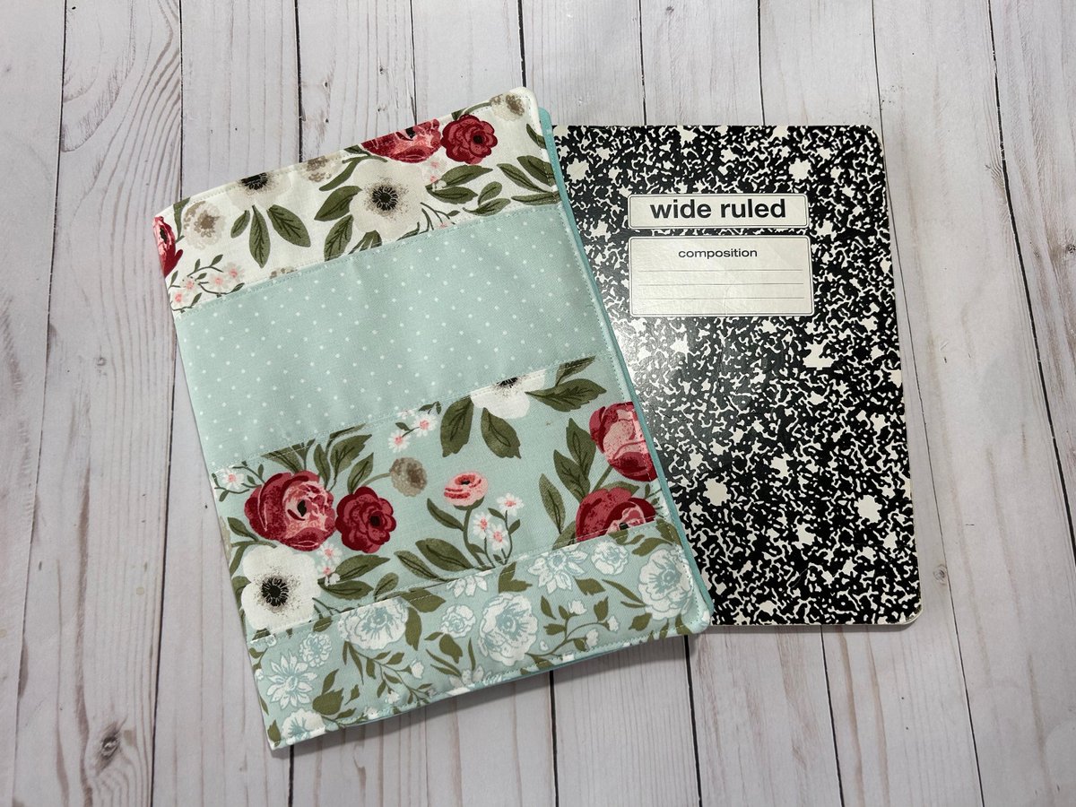 Floral Composition Notebook Cover tuppu.net/c9880cba #craftshout #craftbizparty #CustomBookCover