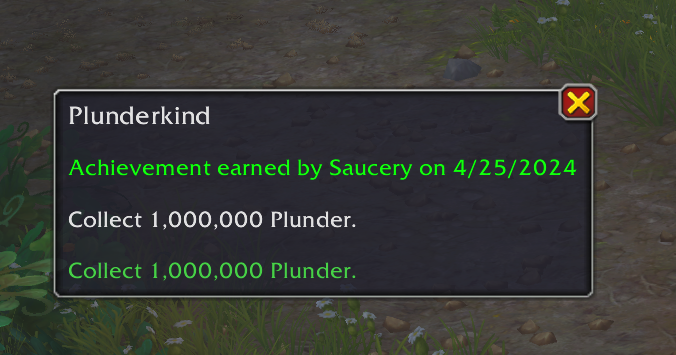 TooSaucery's tweet photo. We did it  1,001,479 Plunder #warcraft #worldofwarcraft #plunderstorm @WoW_en    Sauc3ry on twitch https://t.co/eec9lYcGMv