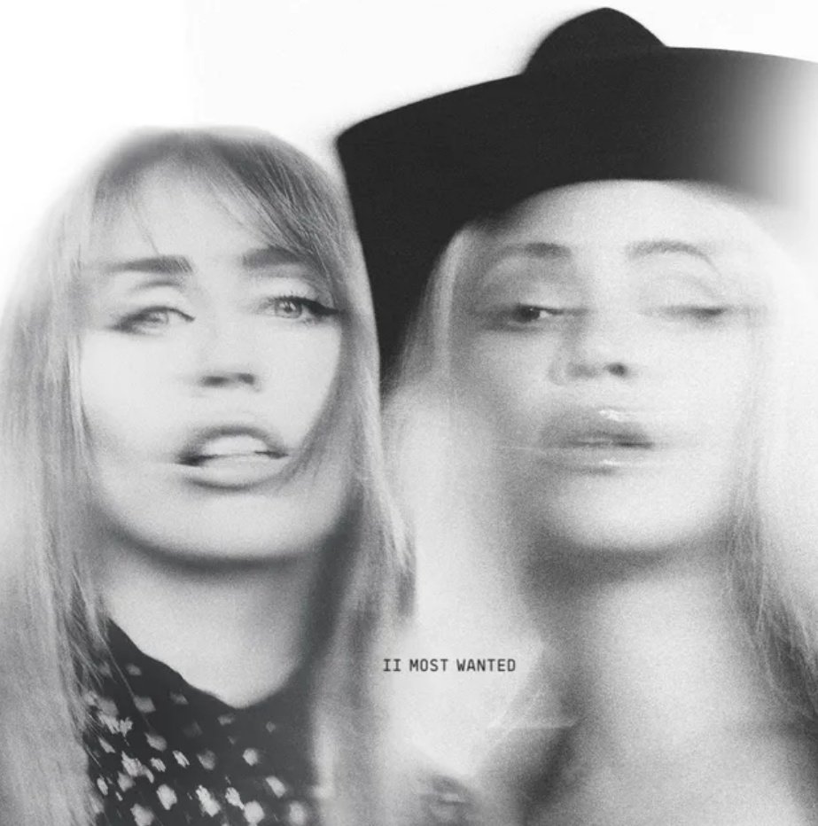 🚨| OFFICIAL single cover for “II MOST WANTED” by Beyoncé & Miley Cyrus