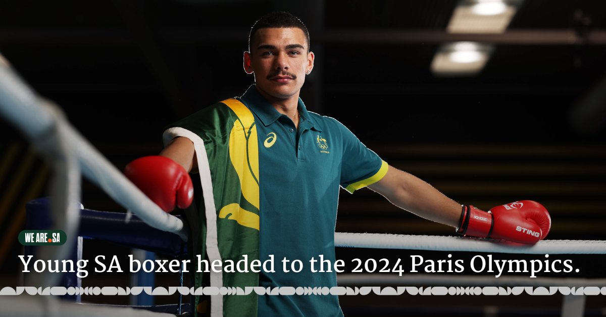 From Adelaide to Paris, young Indigenous fighter Callum Peters has been selected as SA’s first member of the Australian Olympics boxing team - and he's determined to win gold for the sport. Learn more visit weare.sa.gov.au/news/young-sa-…