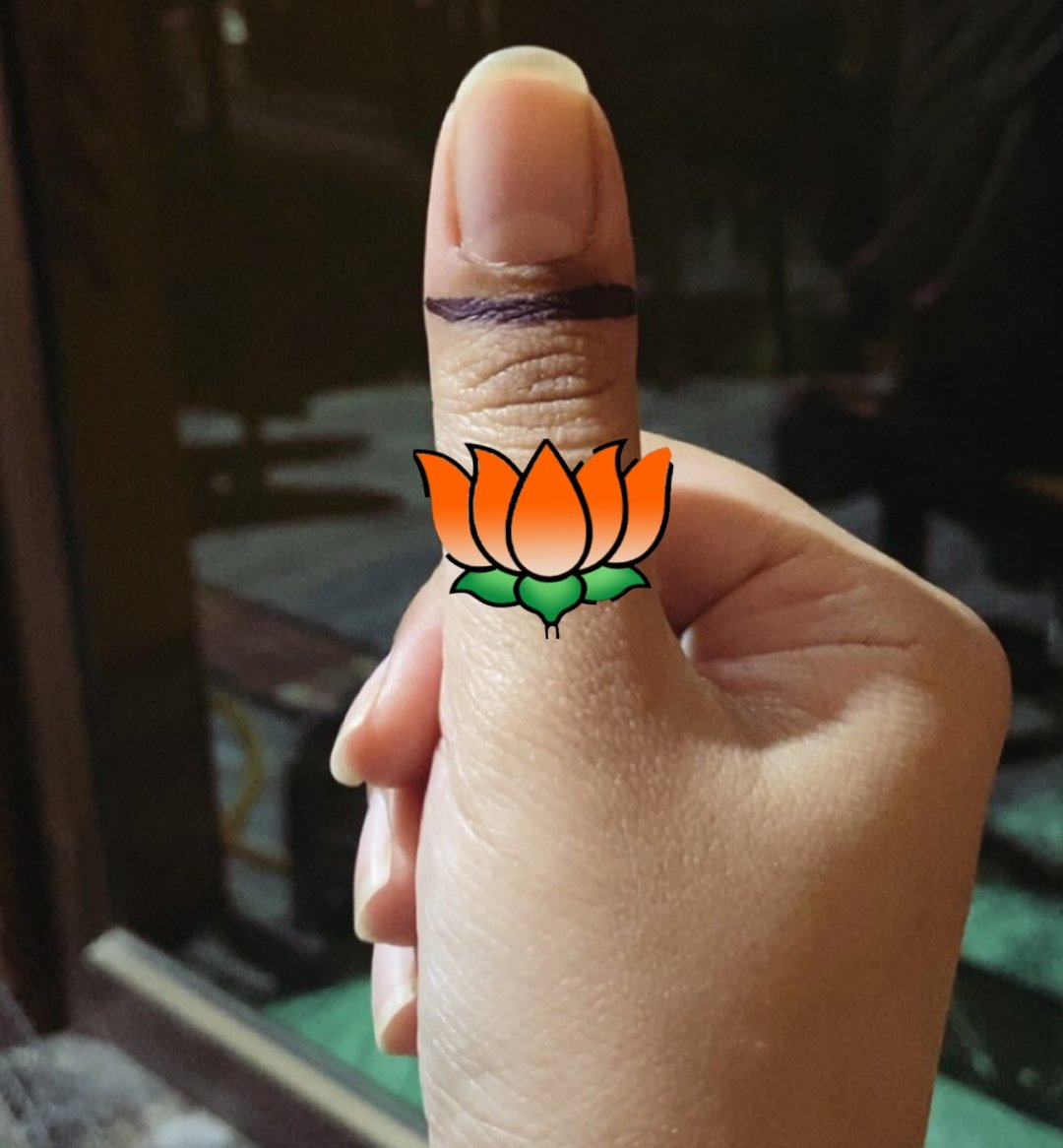 Voted against inheritance tax.

Voted for the Ram Mandir.

Voted for national security.

Voted for an inclusive India.

Voted against 'Pappu.'

Voted for myself.

Voted for Modi.

Voted for the BJP.

#Election2024
