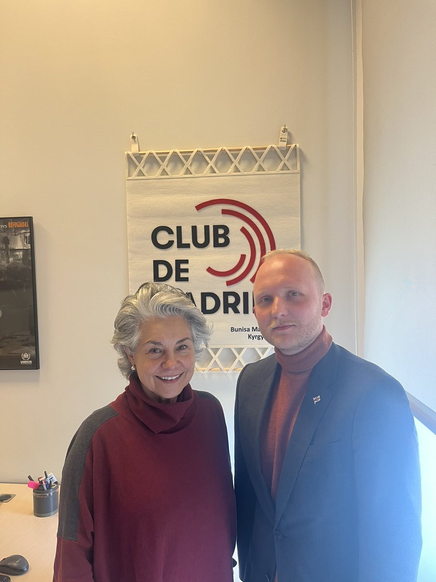 Had an inspiring meeting with my friend María Elena Agüero, SG at @ClubdeMadrid. We delved into ways to spotlight #Belarus globally & discussed organizing joint events. Restoring democracy in Belarus & ensuring 🇺🇦 victory are crucial. Without these, 🌎stability remains at risk.