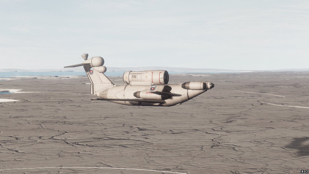 Flying an ekranoplan over Suluco’s banded sea. While habitable, Suluco is tidally locked, and as a result has only a thin strip of liveable area.