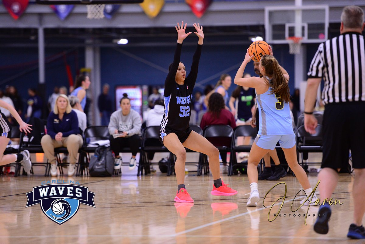 Abigail Brown, closing out like a champ! Her versatility and dedication make her a key player for our squad. One of the best overall athletes I saw in the gym this past viewing period.