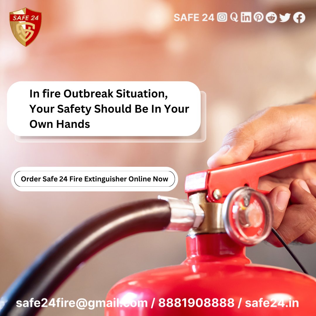 Safe 24 Fire : In fire situation, Your Safety Should be in your own hands.
Safe 24 fire
Buy Now
Safe24fire@gmail.com
Call Us- 8881908888
#FireSafety
#HomeSafety
#PreventFires
#SafetyFirst
#FirePrevention
#SmokeAlarms
#EscapePlan
#FamilySafety
#FireDrill
#FireSmart
#FireAwareness