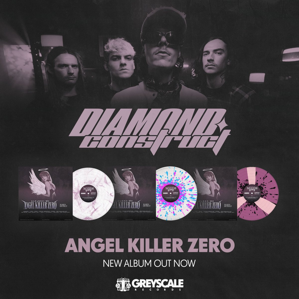 ANGEL KILLER ZERO 
The new 11 track record by <a href="/diamondconstrct/">diamondconstruct</a> is now available worldwide for your listening pleasure. 

Stream &amp; Buy: 
grysclrec.lnk.to/dmndcnst