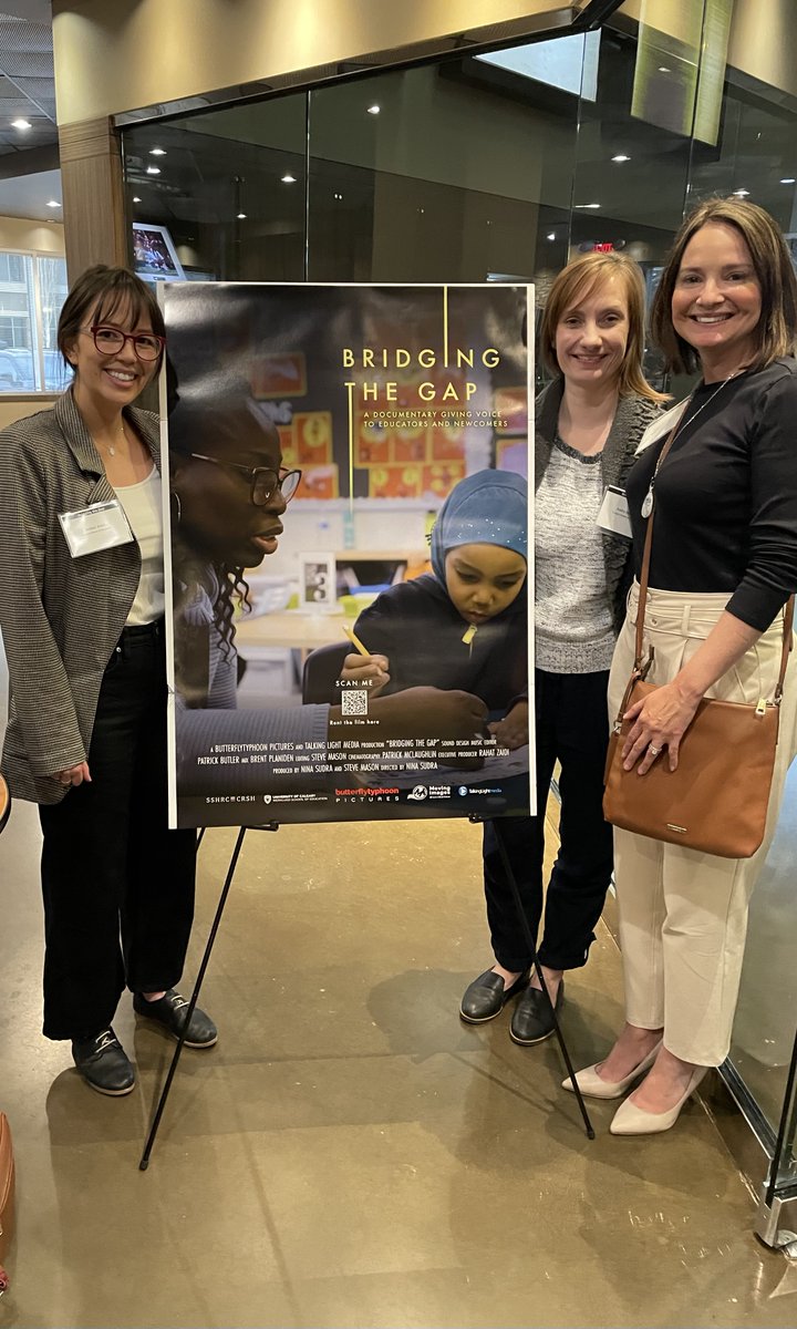 Wonderful premiere of the film Bridging the Gap. @UCalgary @UCalgaryEduc #WeAreCBE #EALcbe Trailer: youtu.be/qvMNgeozFMI?si…