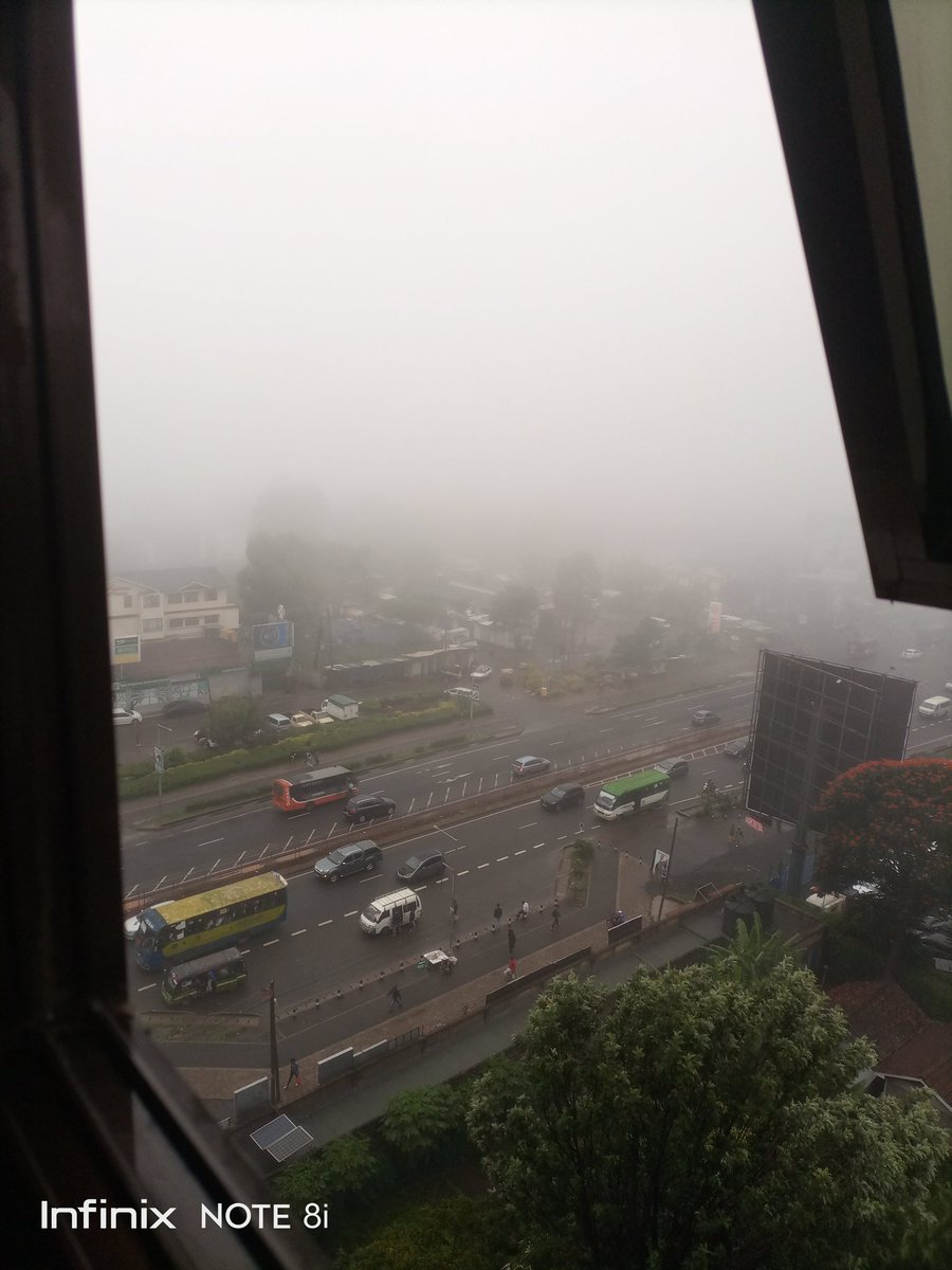 Ile fog iko Ngong road, wueeh. #Brekko Traffic update