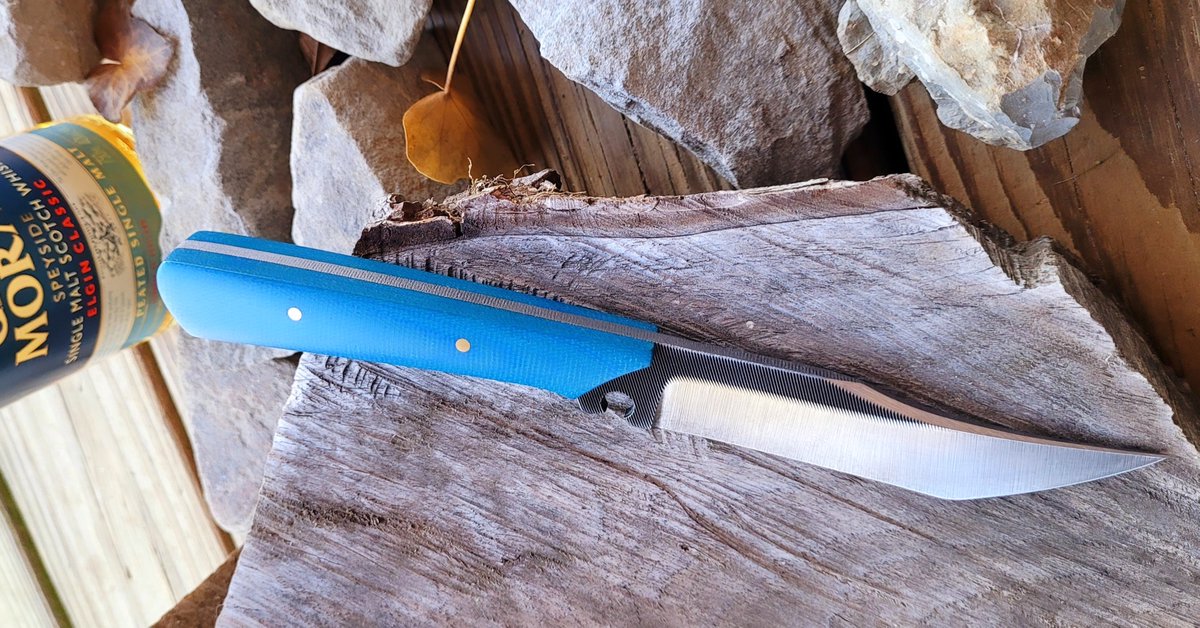 Dogman file knife #liontribedesigns #fileknife #customknife #knifemaker
