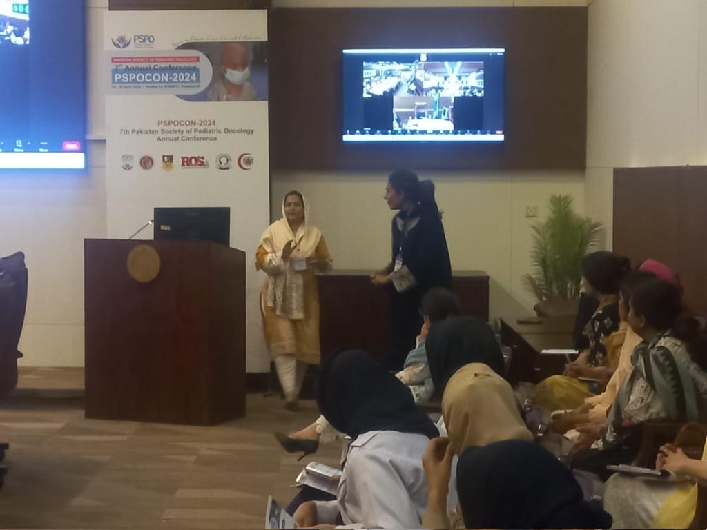 Pediatric Palliative Care workshop is being conducted by the Pakistan Society of Pediatric Oncology as part of there pre conference session.  Full house!!#pspo