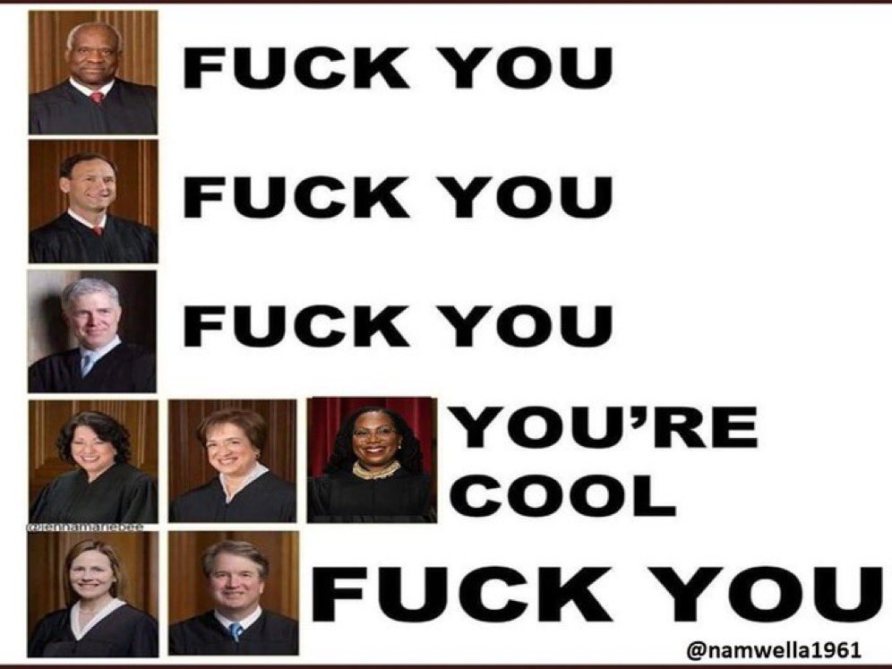 meliorist59's tweet photo. @SenseiDuckOR #StenchOnTheBench
#TrumpIsANationalSecurityRisk
#ShameOnSCOTUS https://t.co/raiObIlfT7