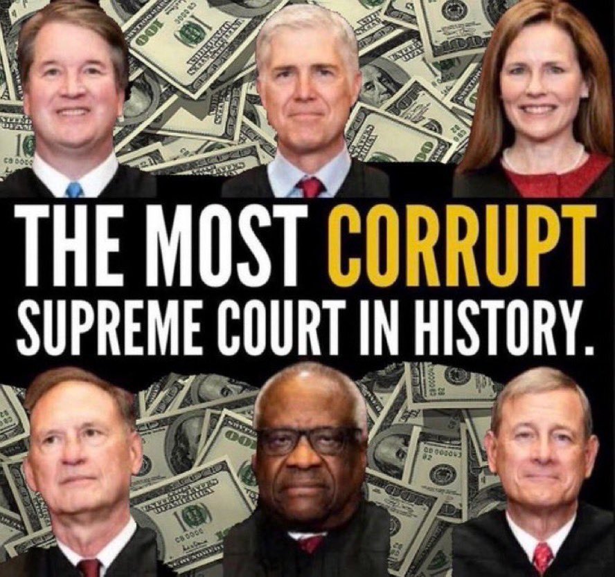 SenseiDuckOR's tweet photo. #SCOTUSIsCorrupt 

I say Biden offers them a 2 for 1

Immunity for Gorsuch….but we impeach ACB and Kavanaugh👀💯🤷🏼‍♂️

Who agrees??👀🤷🏼‍♂️💯💯💯 https://t.co/riLRZzDMV2