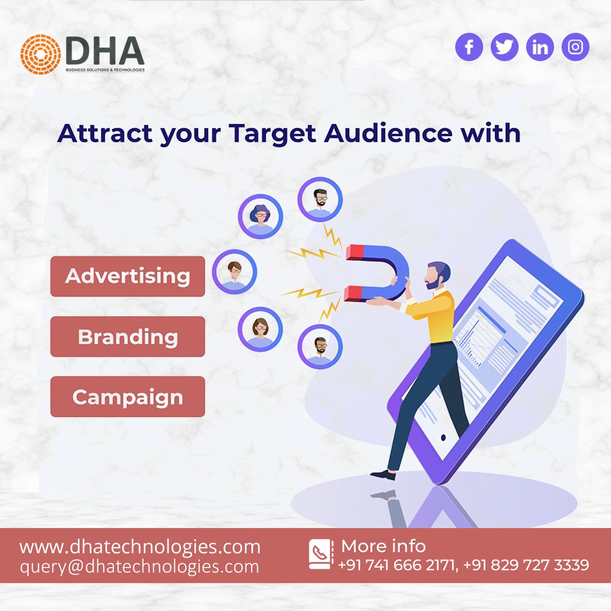 Are you ready to skyrocket your business to new heights?

For enquiries call us at 7416662171

#PPCManagement #DigitalAdvertising #PayPerClick #OnlineMarketing #PPCServices #DigitalCampaigns #PPCAdvertising #GoogleAds #FacebookAds #SocialMediaAds #AdWords #PPCStrategy