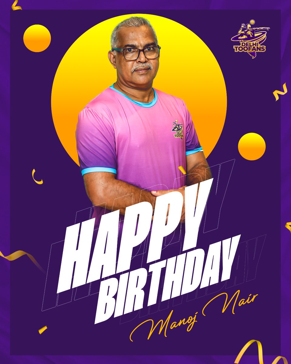 Here's wishing the man on the helm, our कोच साहब, the very best on his birthday! 🎂 Have a good one, sir! 🫡 #DilSeToofan #DelhiToofans #HappyBirthday