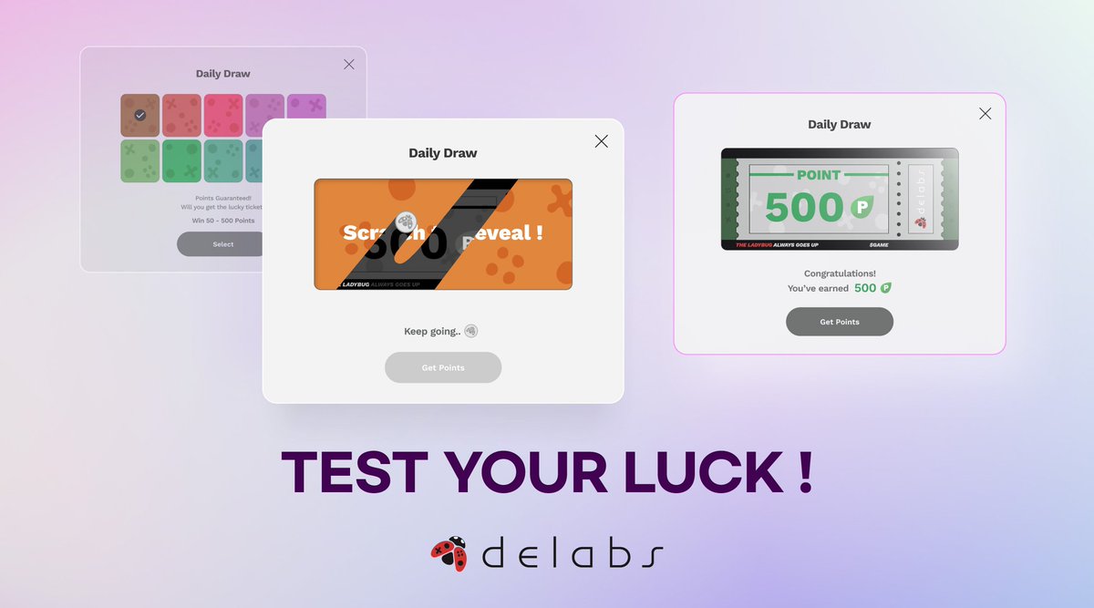 Test Your Luck 🍃 

Our Daily Draw offers you the chance to win 50 to 500 Leaf Points every single day!   

How many Leaf Points did you get? Share your Daily Draw wins below 👇🐞