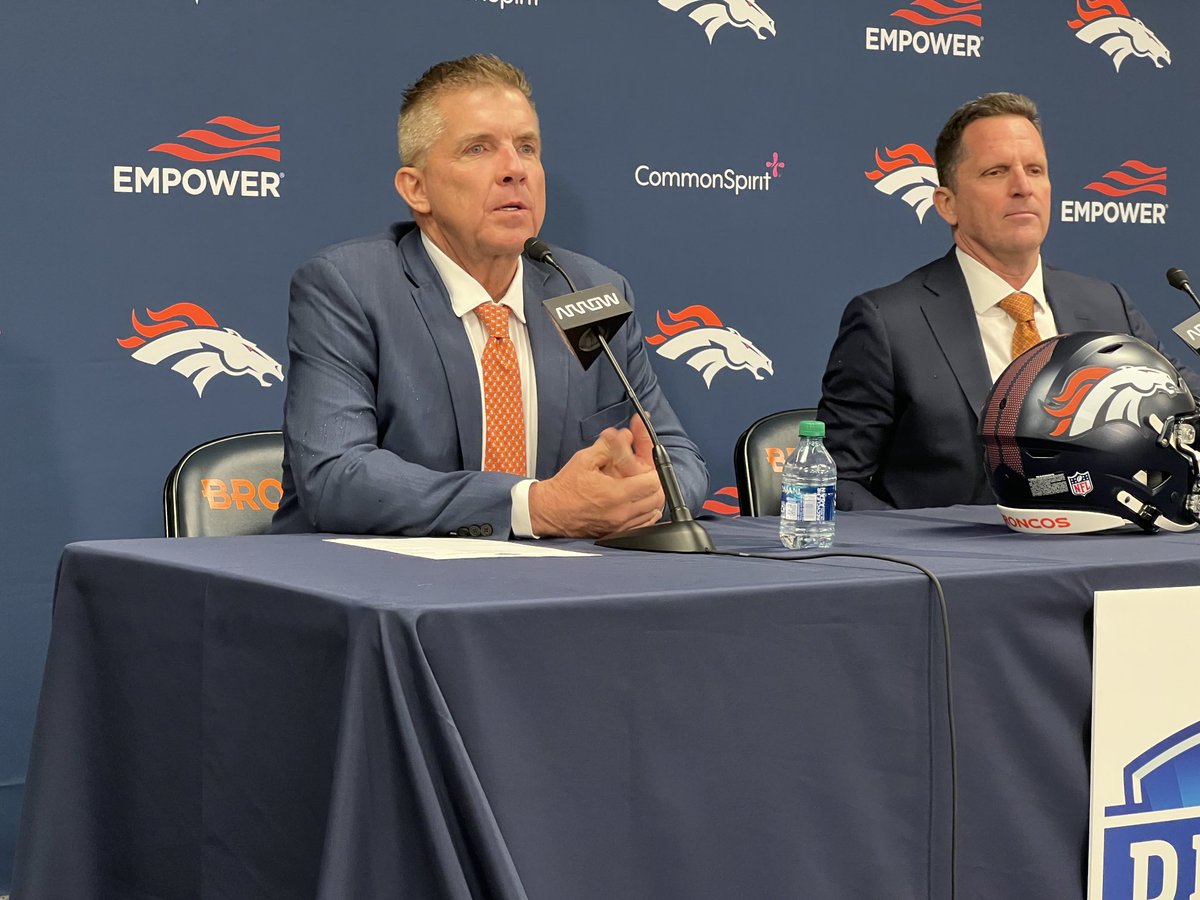 #Broncos HC Sean Payton and GM George Paton tell media they had targeted QB Bo Nix and felt comfortable once NYG at 6 went WR. But then Falcons unexpected went QB at 8 and they worried Nix suddenly could be at risk.