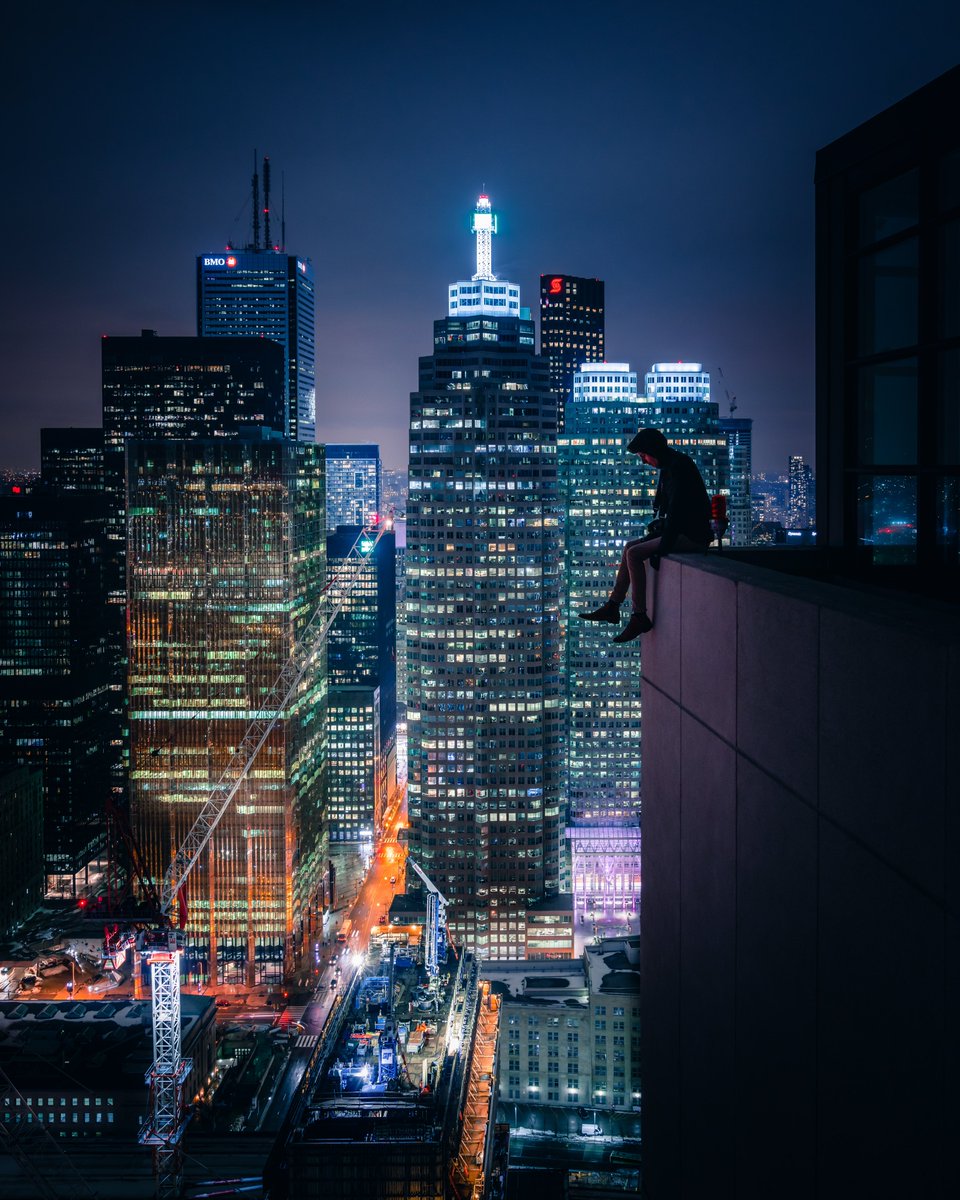 Stuck in a dream… NO AI/NO PHOTOSHOP I just hang off buildings for a living
