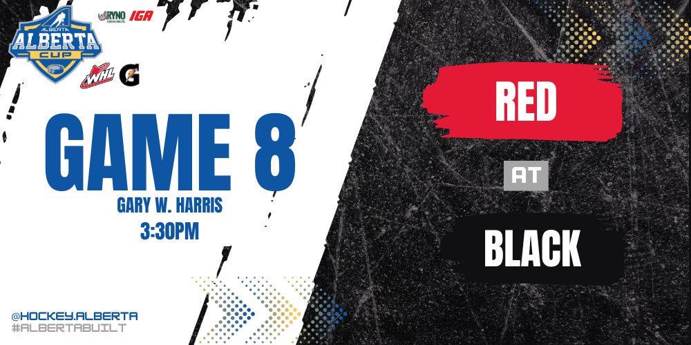 Alberta Red and Alberta Black are looking for their first win in the 3:30 P.M. game. Scores/Schedules/Stats ➡️ abcup.ca Stream ➡️bit.ly/ABCup_FloHockey #ABCup | #AlbertaBuilt