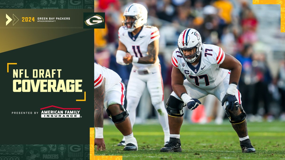 A look at the #Packers' first-round pick, OL Jordan Morgan, from his college career at @ArizonaFBall. 📸: pckrs.com/wgmpqnus @amfam | #PackersDraft