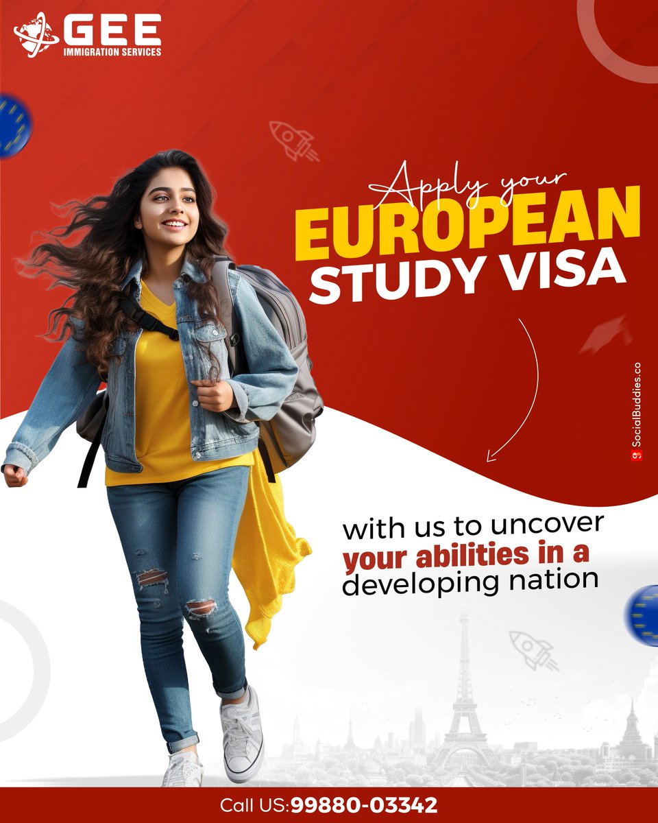 Unbind your talent with European study visa.
.
🚀 For more info, dial +91 9988003310 or +91 9988003342
.
#studyvisa #studyineurope #spousevisa #visitorvisa #studyabroad #instapost #newjourney #immigrationlawyer #trendingpost #studyoverseas #geeimmigration #gurpreetwander