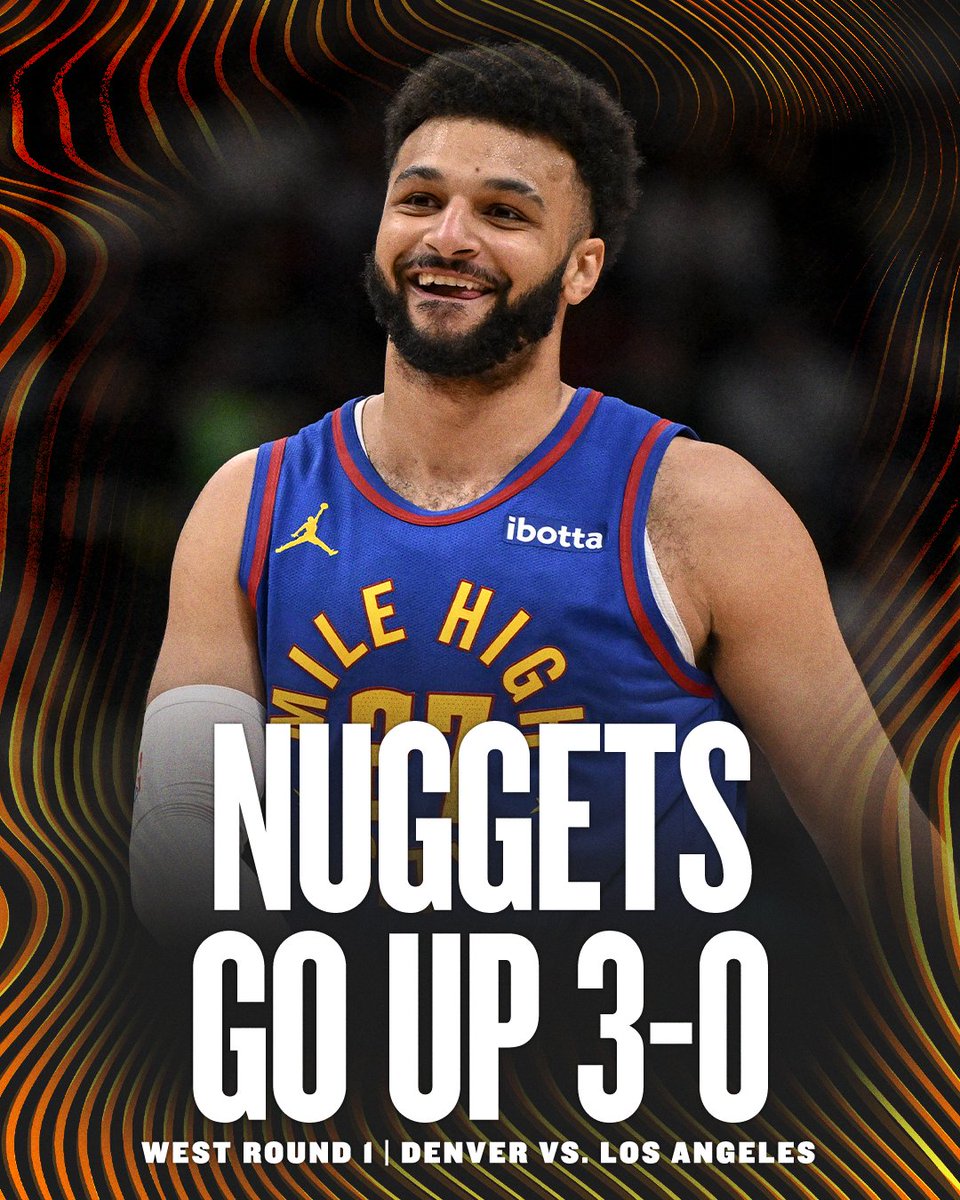 The Nuggets are one win away from sweeping the Lakers again 😳