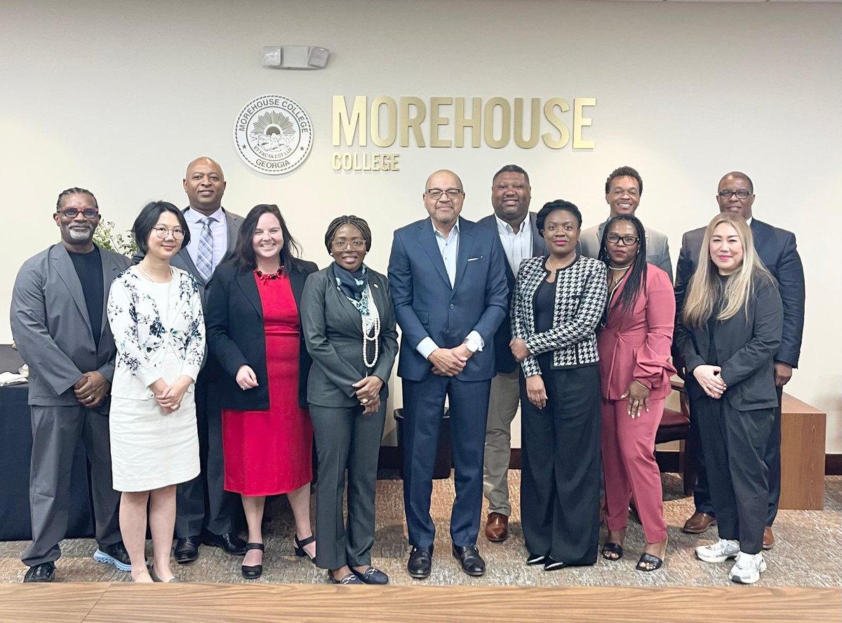 We experienced a day of zero gravity while engaging with the leadership at @Morehouse and @SpelmanCollege during our @ACEducation site visit!